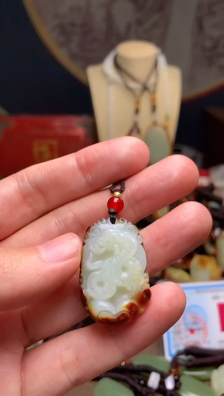 颈饰未镶嵌和田玉新疆料青海料清水和田玉吊坠