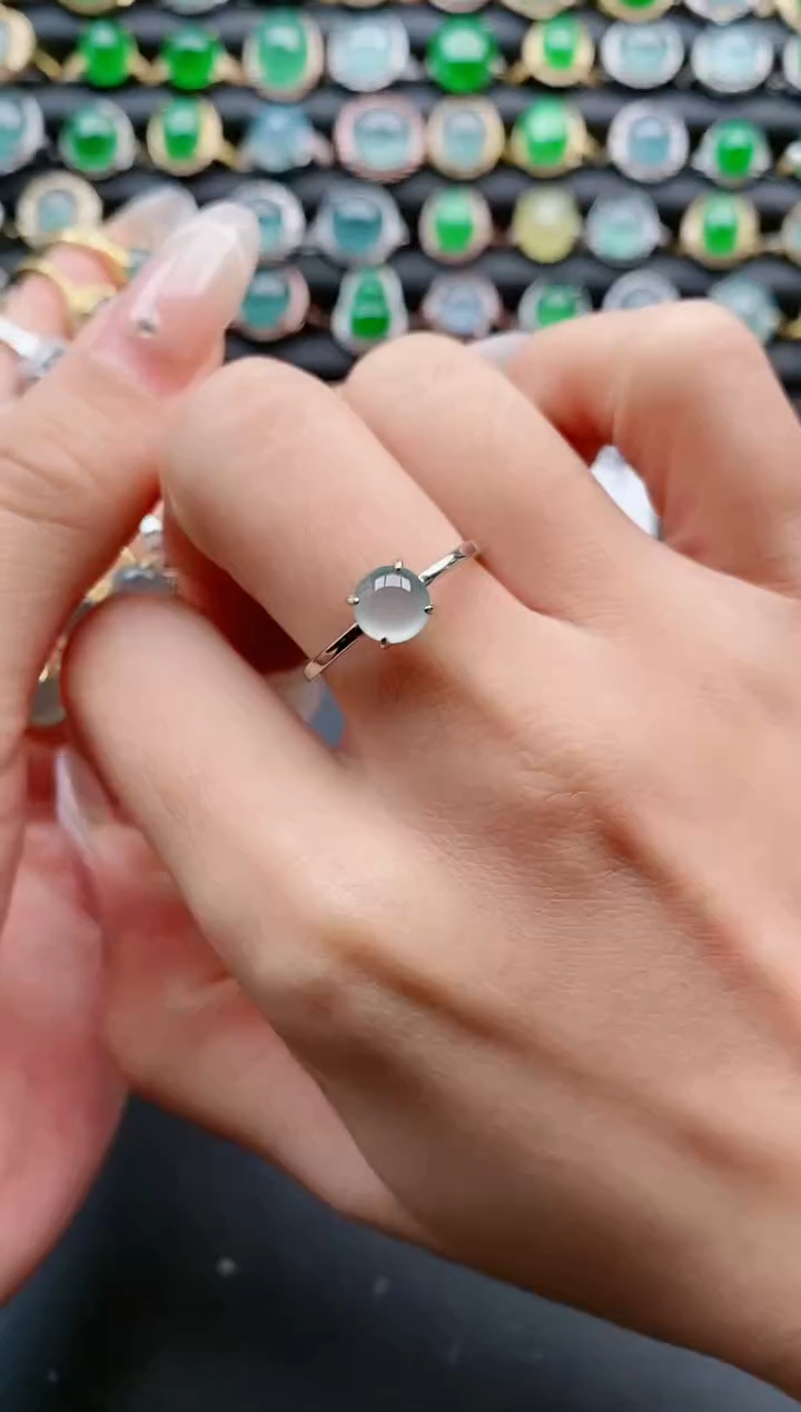 【闪购商品】翡翠戒指银S925镶嵌11111111111111111