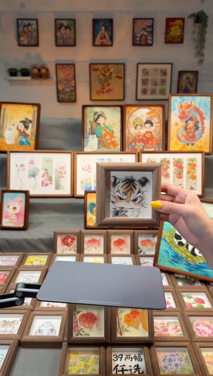 国画小老虎 手绘国画11