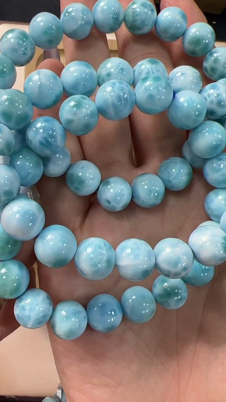 【闪购商品】针钠钙石（海纹石）手链未镶嵌EXL224约11mm多样性发一件