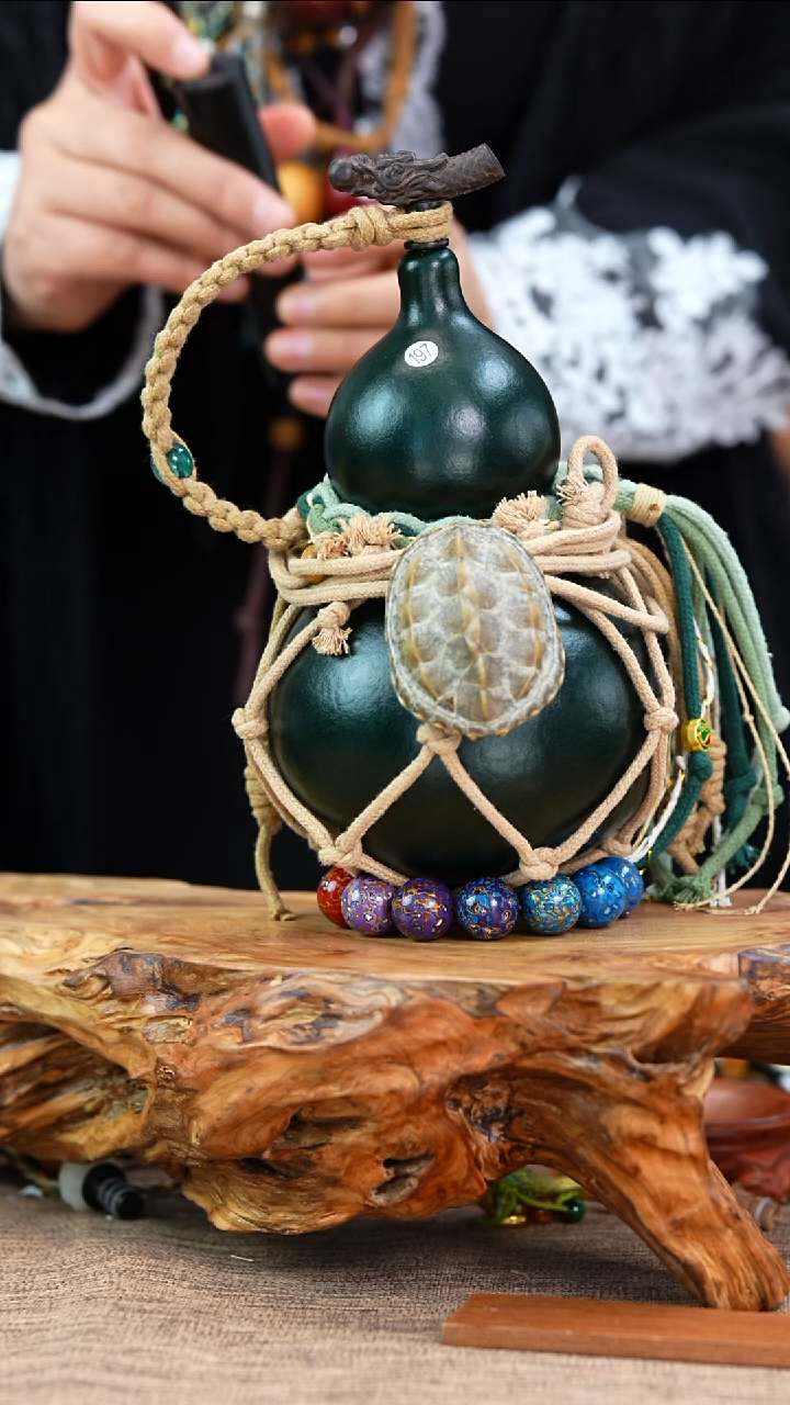 【闪购商品】197—光岳葫天然大漆酒葫芦不含漆珠