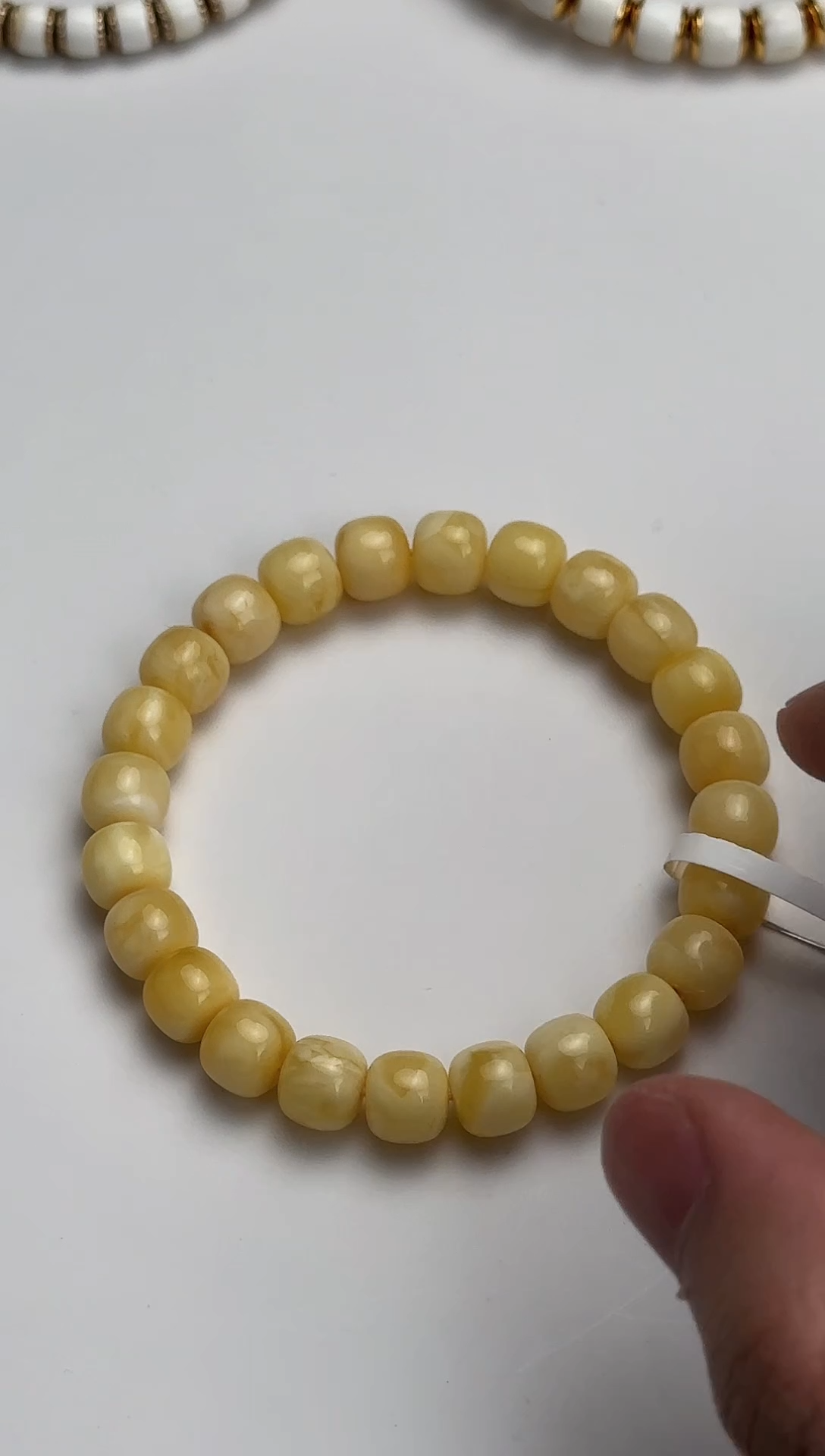 【闪购商品】蜜蜡裸石未镶嵌QM-8.5MM浓蜡手串