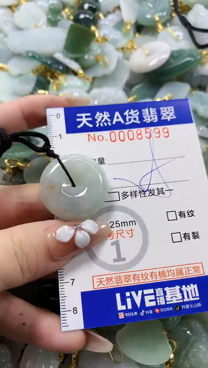 颈饰未镶嵌翡翠天然A货翡翠