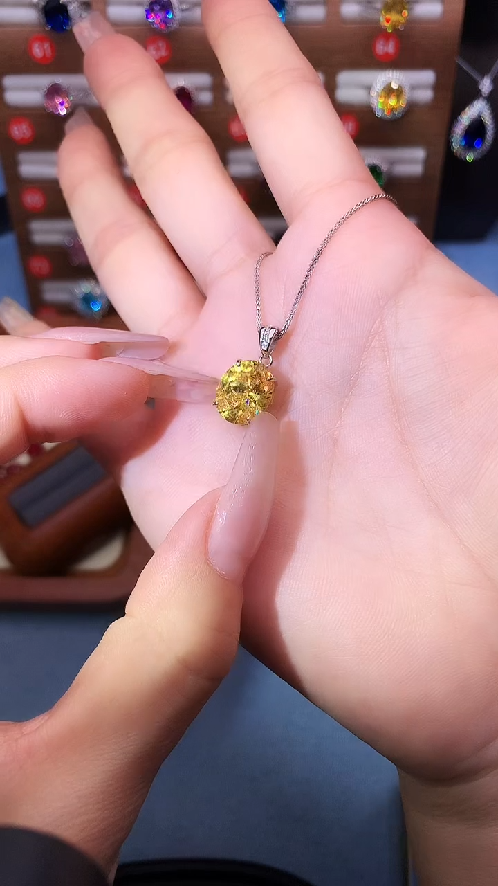 无925银大克拉重工精切高品质吊坠