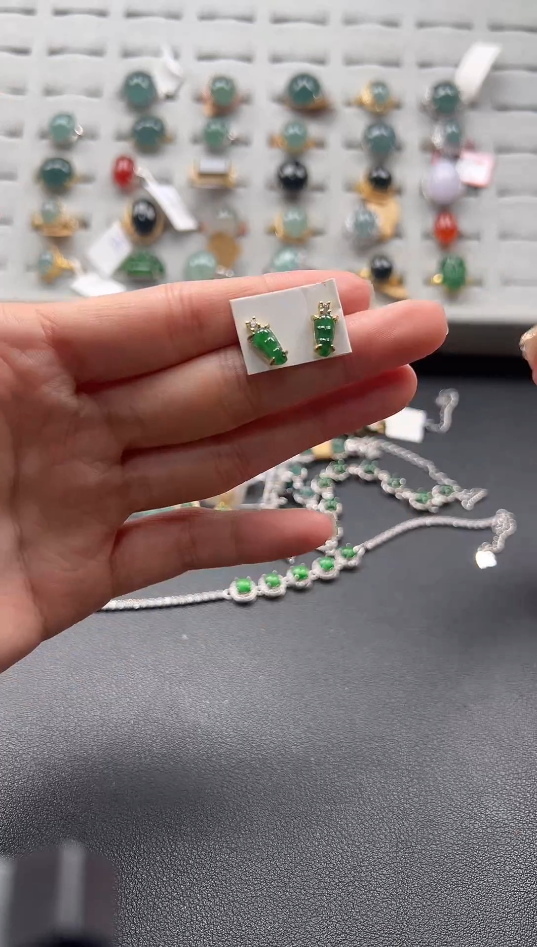 【闪购商品】翡翠戒指银S925镶嵌547465674