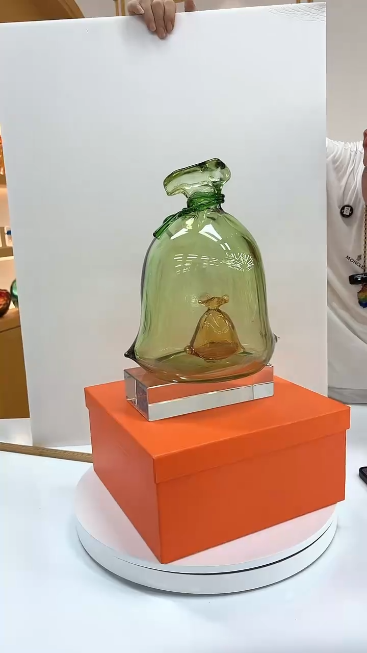 琉璃手工艺品外贸尾货花瓶081