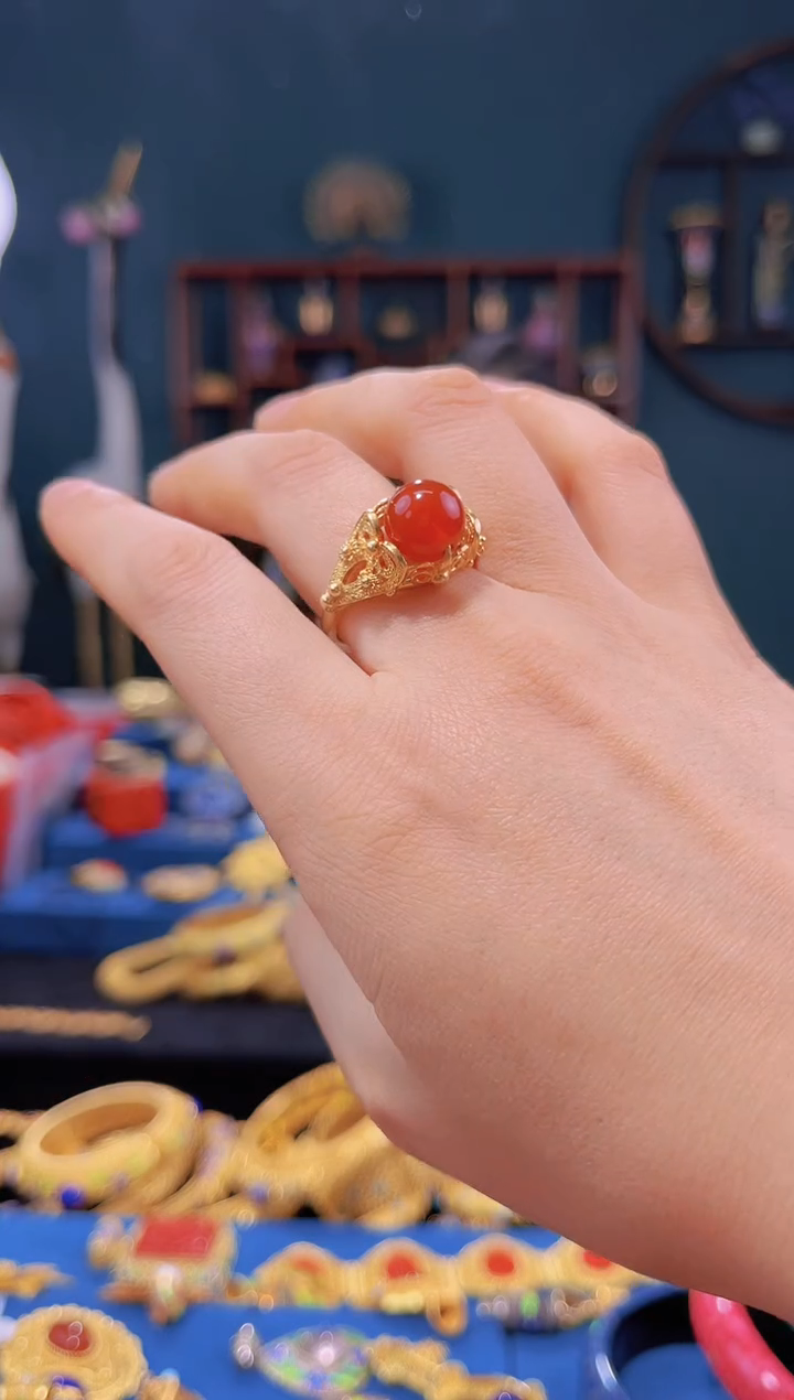 【闪购商品】非遗绝技 花丝镶嵌戒指