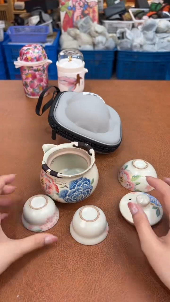 真的很便宜超好看会出片的旅行茶具
