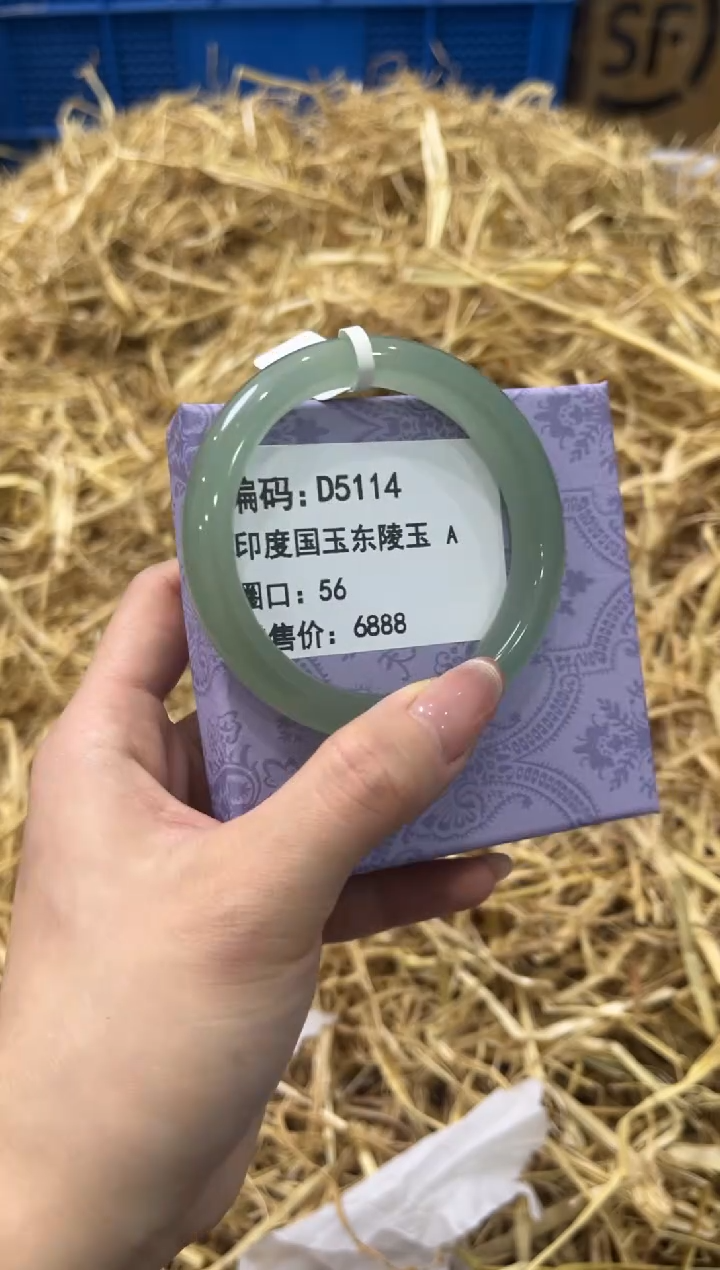 未镶嵌手镯石英质玉D5114