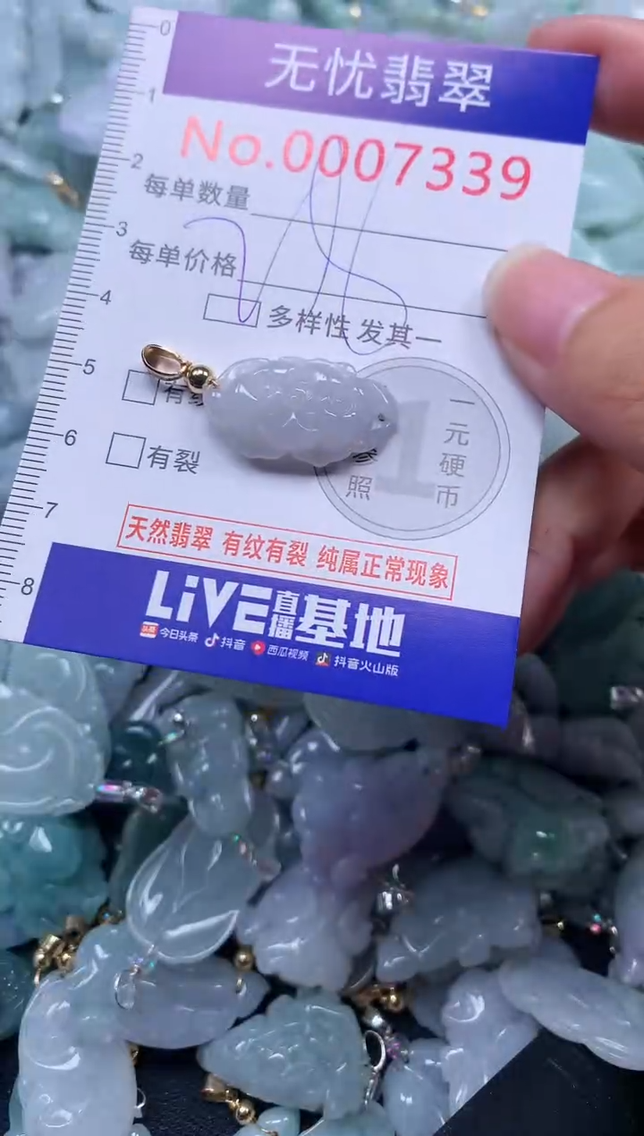 颈饰未镶嵌翡翠7339