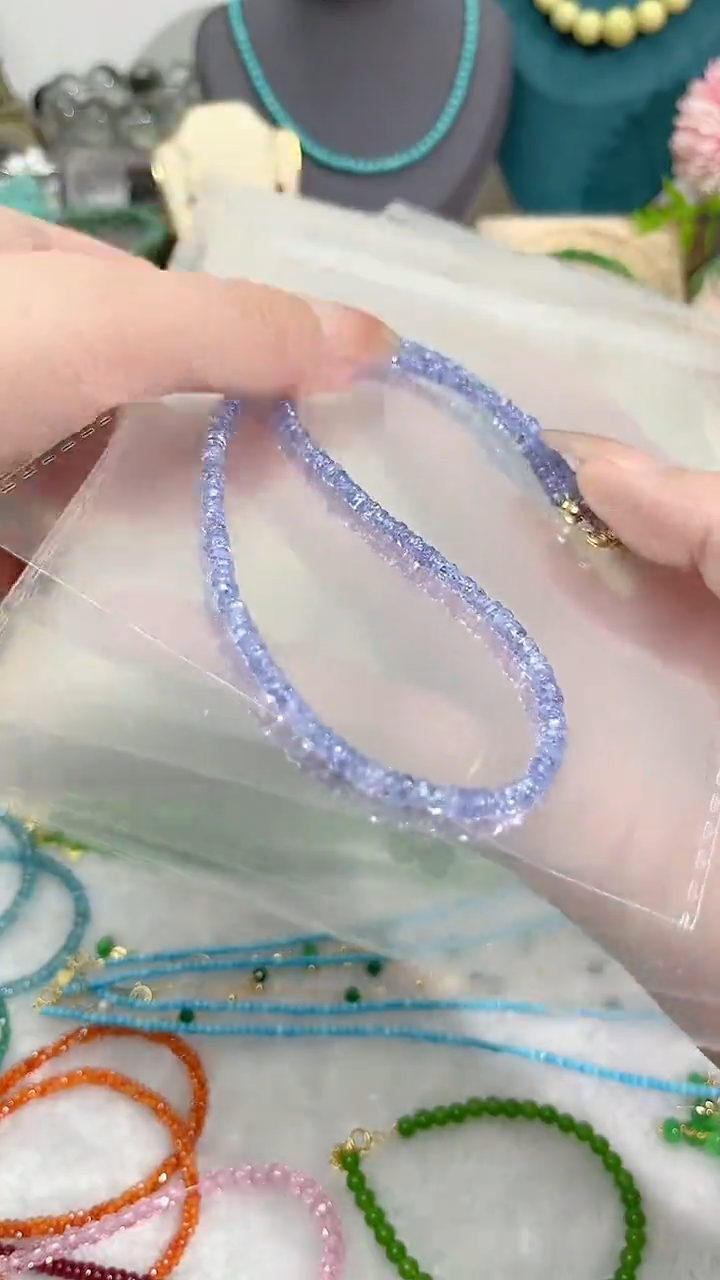 【闪购商品】坦桑石颈饰18K金镶嵌399