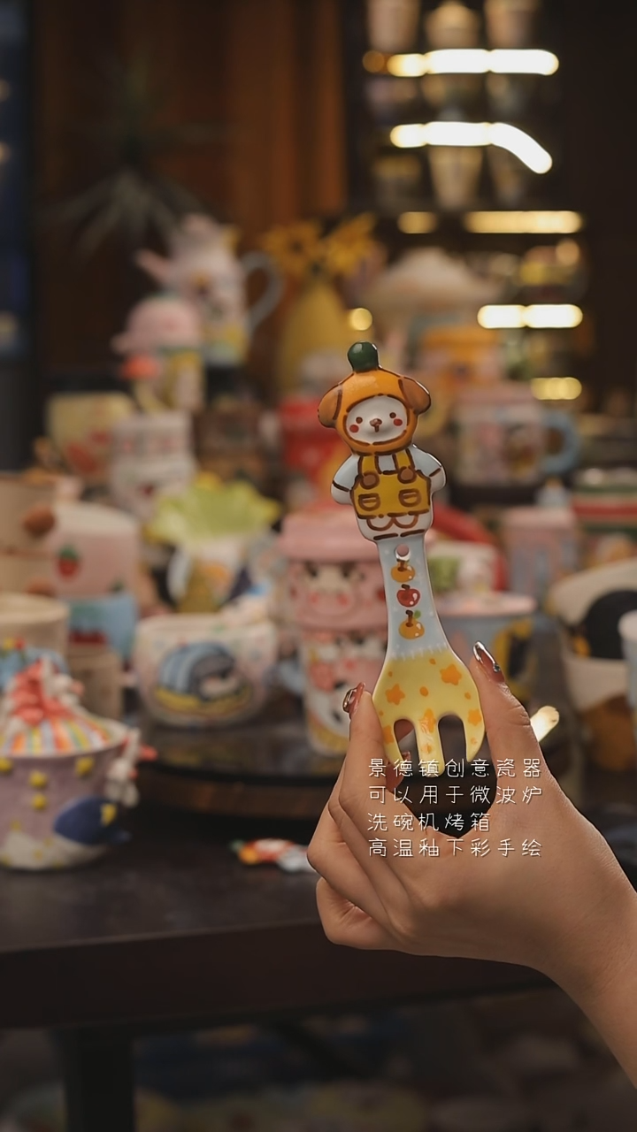 景德镇釉下彩绘设计师款式陶瓷