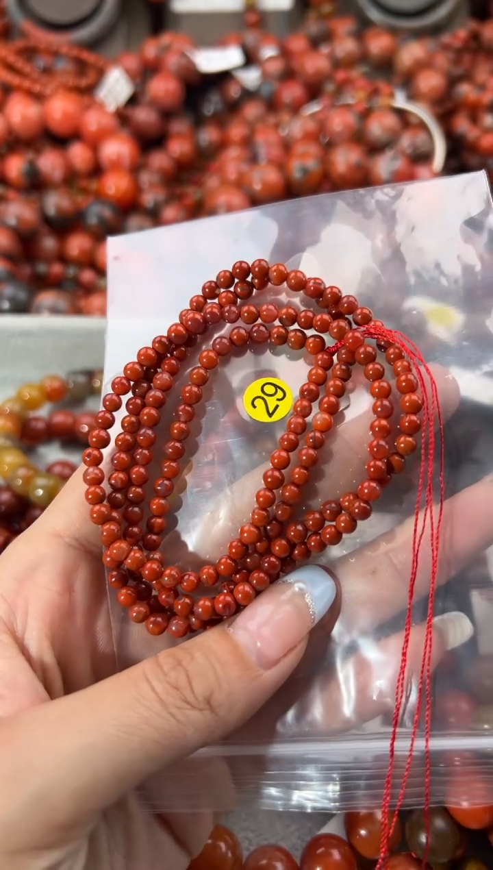 未镶嵌手串南红玛瑙4+