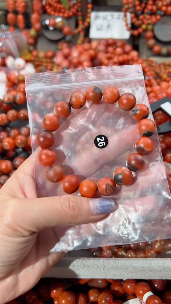 【闪购商品】南红玛瑙手串未镶嵌12+