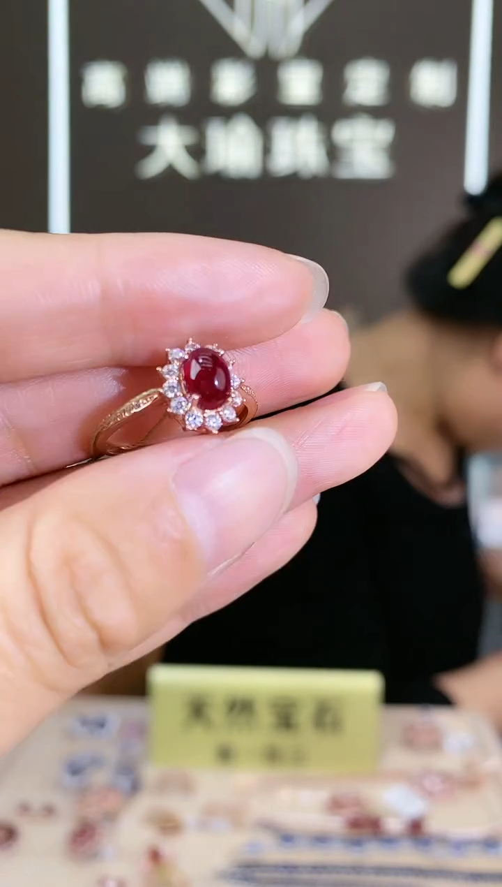 【闪购商品】红宝石手饰银S925镶嵌手饰