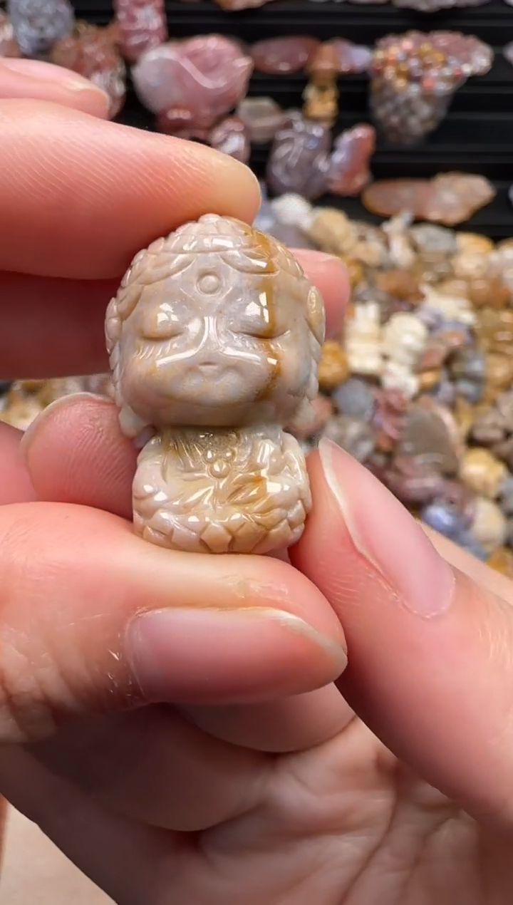 【闪购商品】硅化珊瑚（珊瑚玉）颈饰未镶嵌224