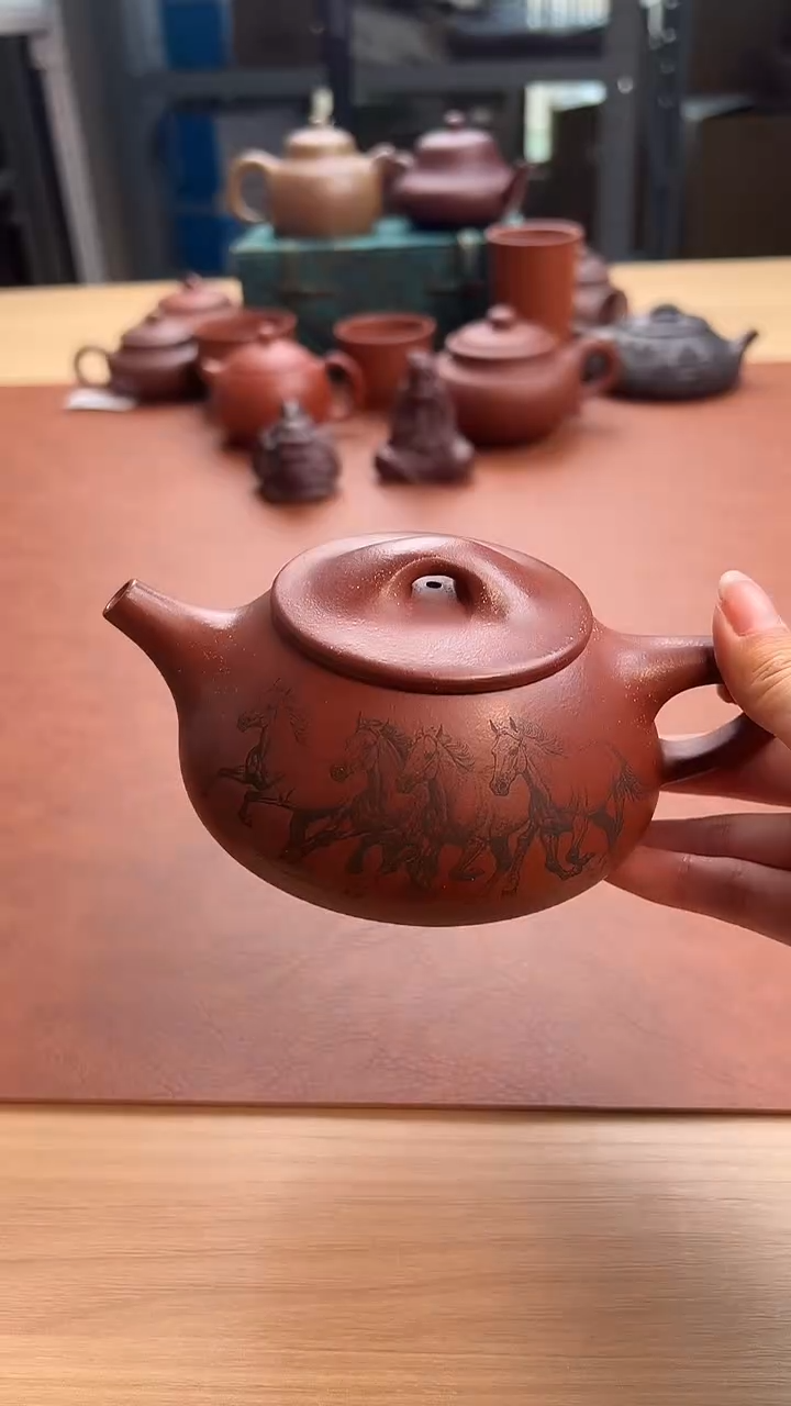 茶壶紫砂宜兴紫砂源头公堂茶壶