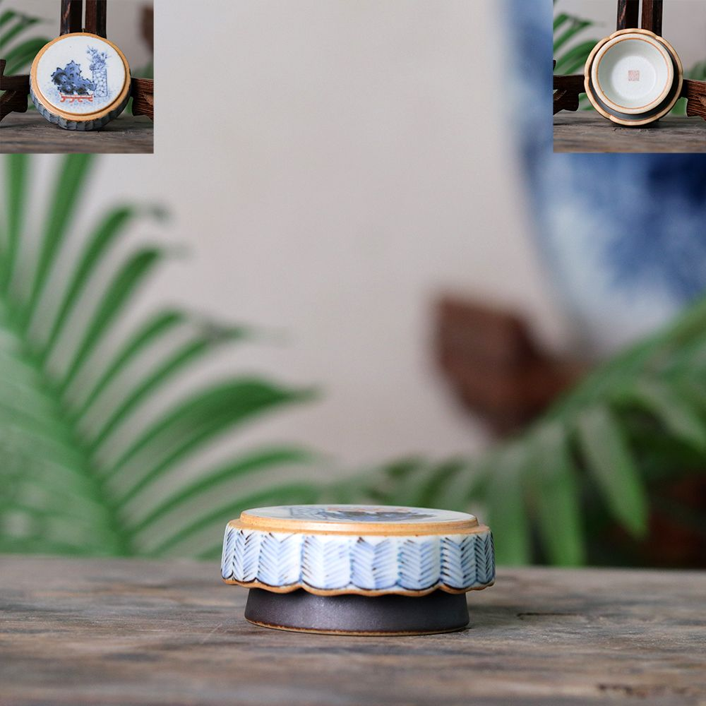 【朴云堂】莲瓣盖置清供（F-44）