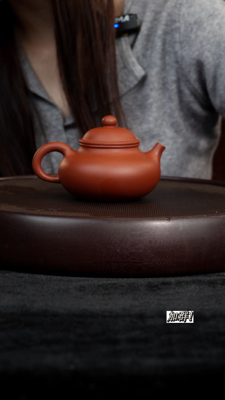 茶壶紫砂野山红泥容天180cc