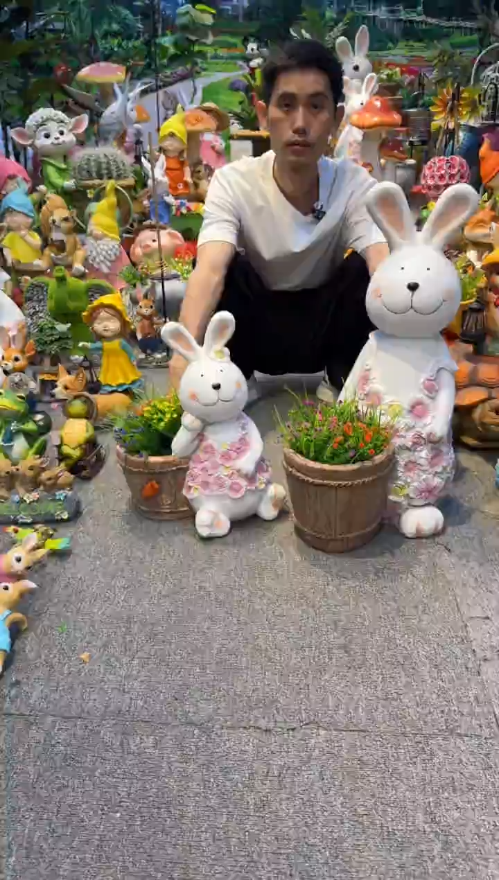 无花朵花园庭院摆件&002&