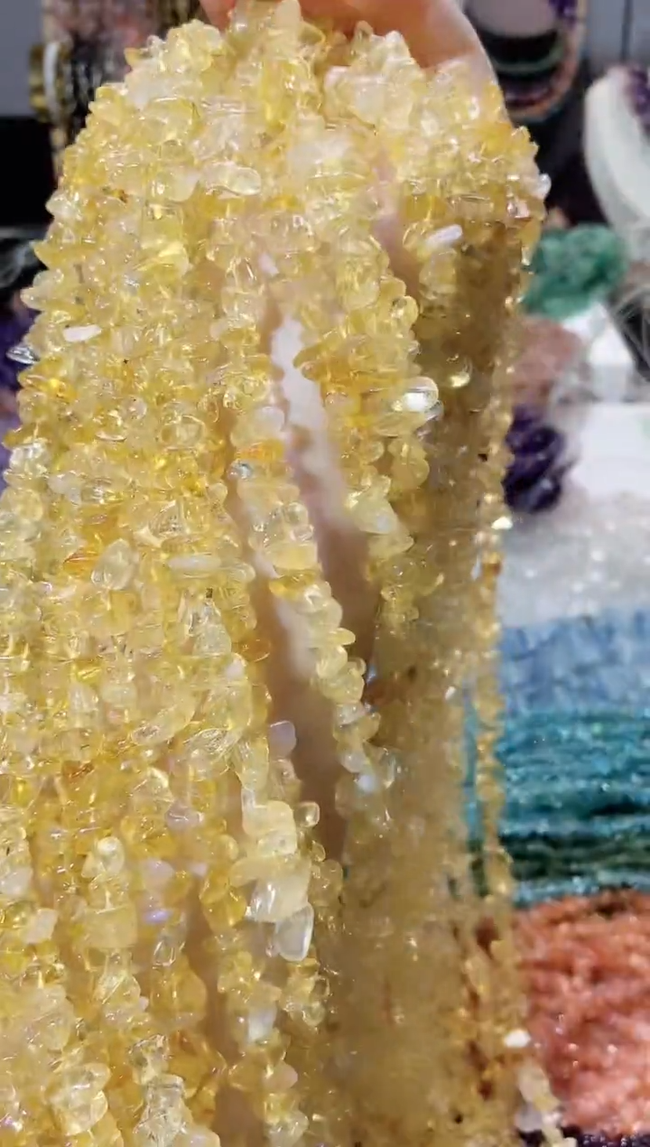 未镶嵌珠宝半成品水晶黄水晶