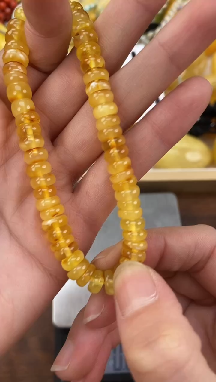 裸石琥珀未镶嵌天然琥珀蜜蜡