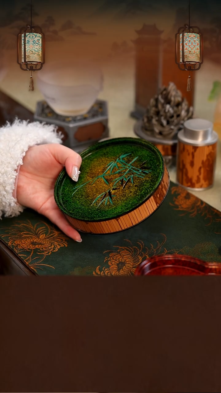 古离清风圆形壶承