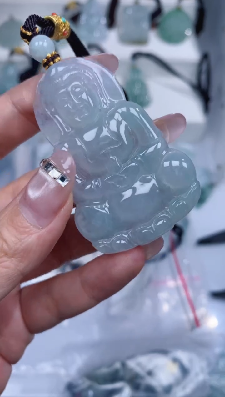 颈饰未镶嵌翡翠吊坠