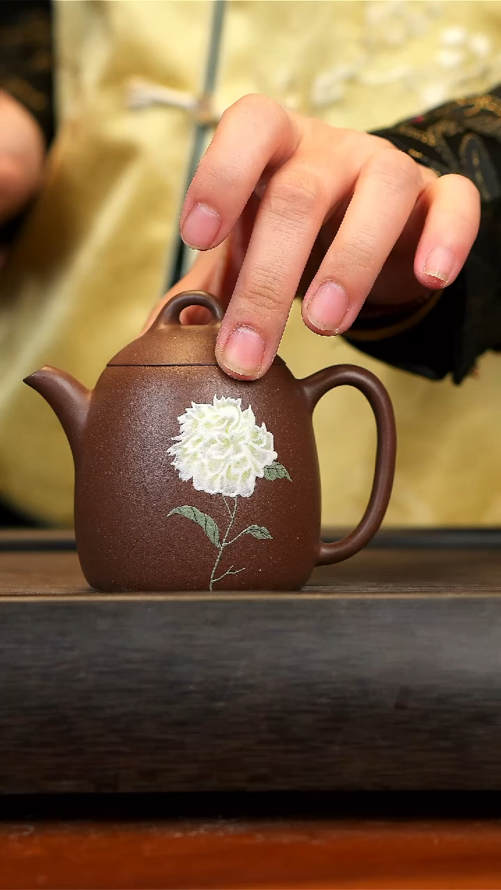 【闪购商品】紫砂茶壶天青泥秦权壶 