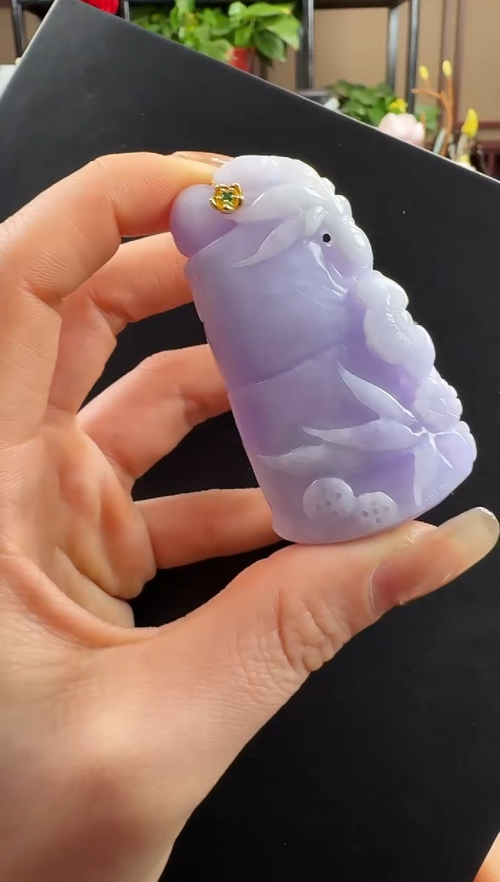 颈饰未镶嵌翡翠竹节