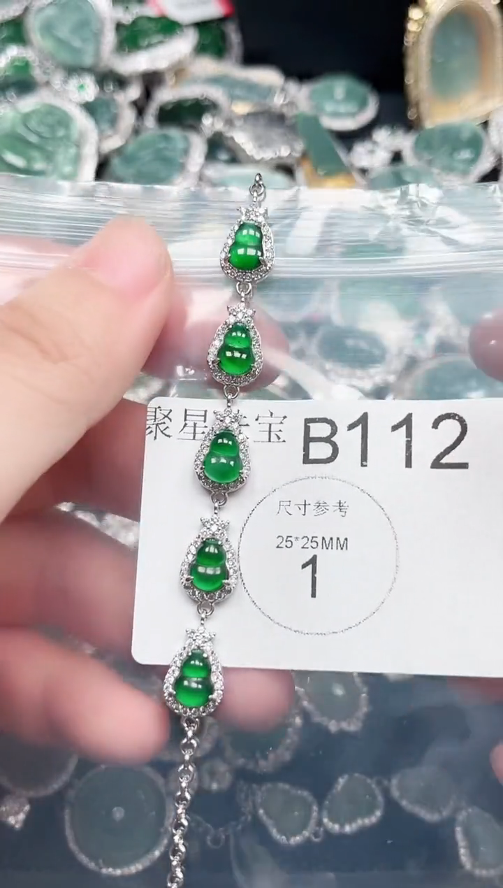 【闪购商品】翡翠颈饰未镶嵌赠皮绳112