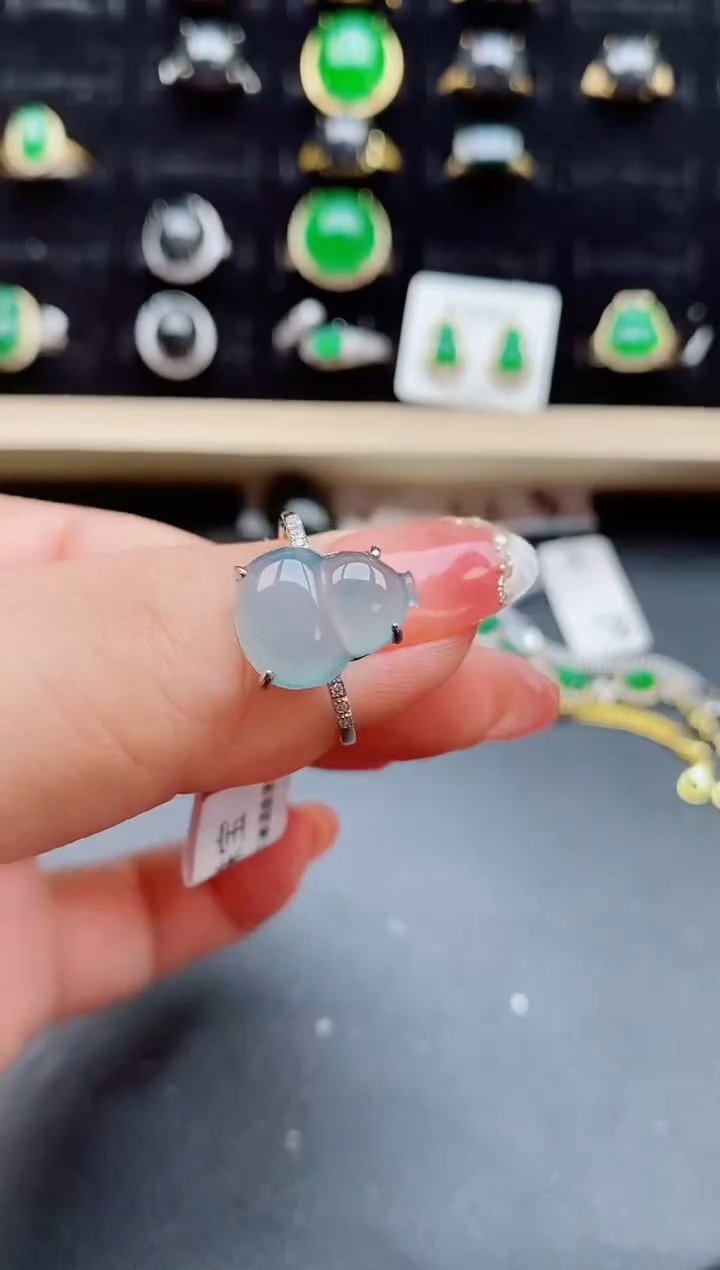 【闪购商品】翡翠戒指银S925镶嵌212121