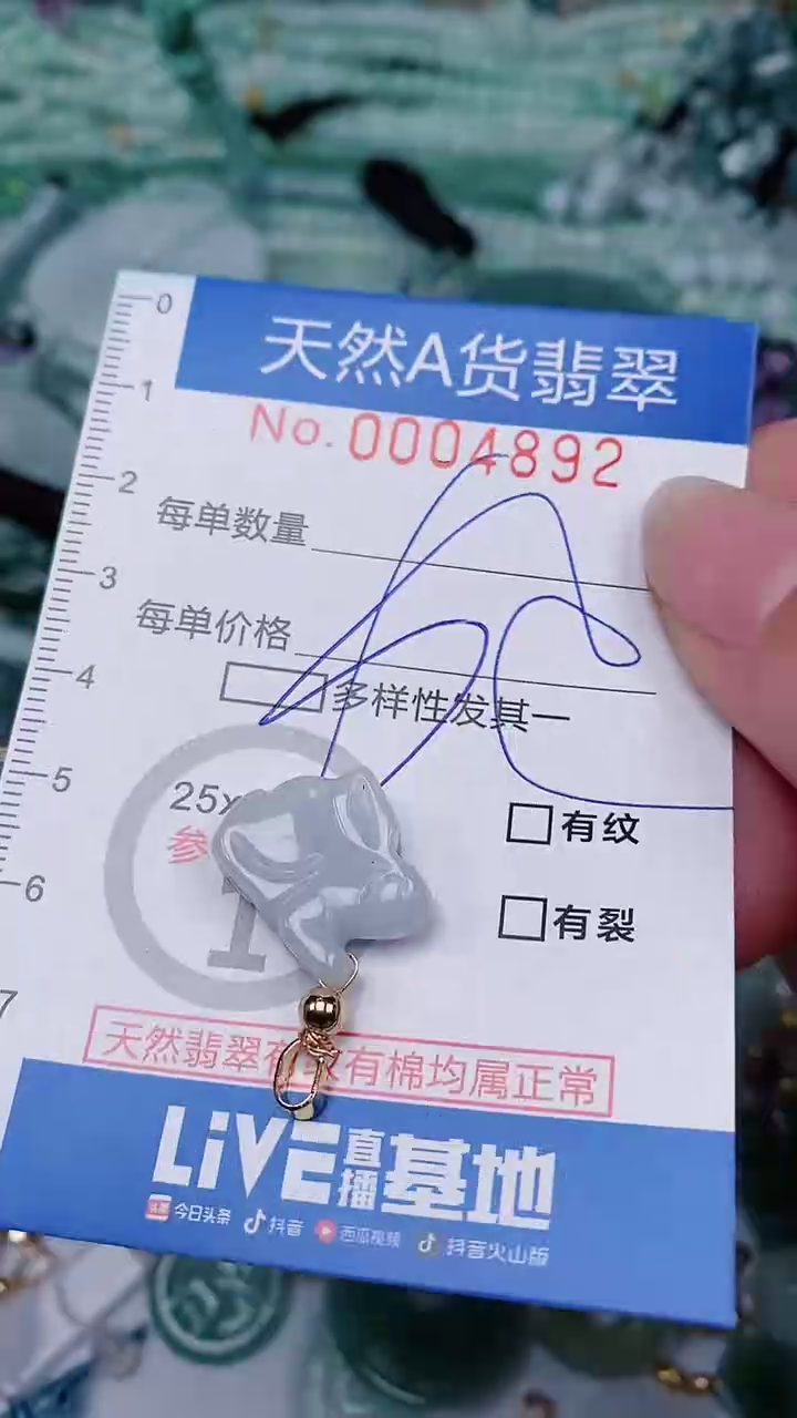 【闪购商品】翡翠颈饰未镶嵌00004892