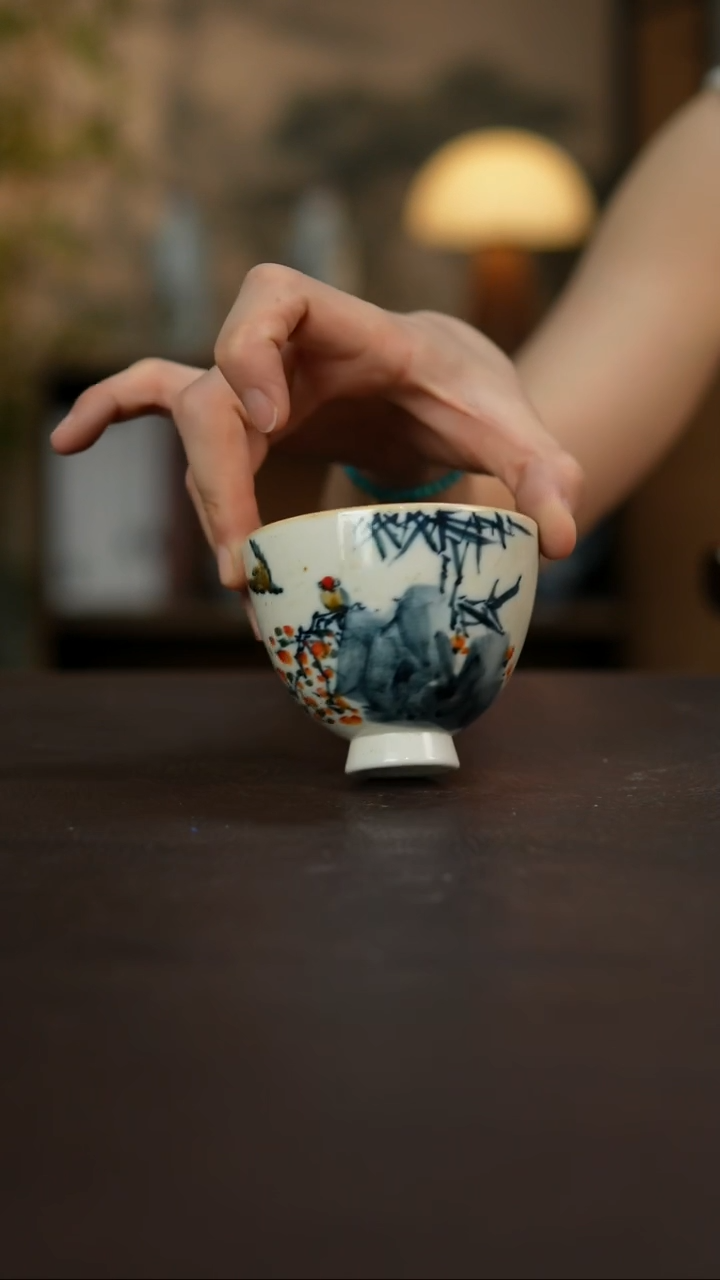 杯景德镇陶瓷杯碗柴烧多人