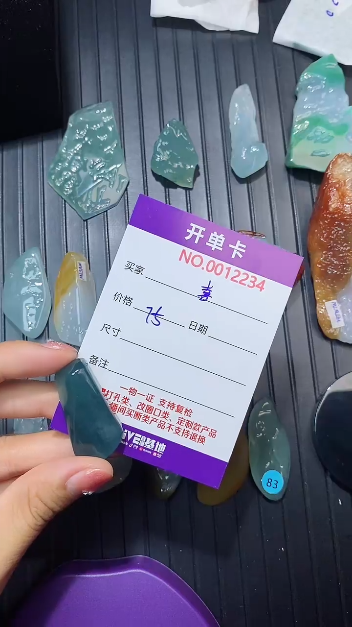 【闪购商品】翡翠颈饰未镶嵌随形