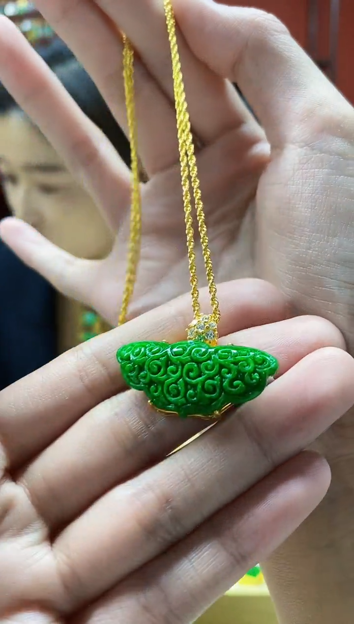 颈饰未镶嵌翡翠翡翠吊坠