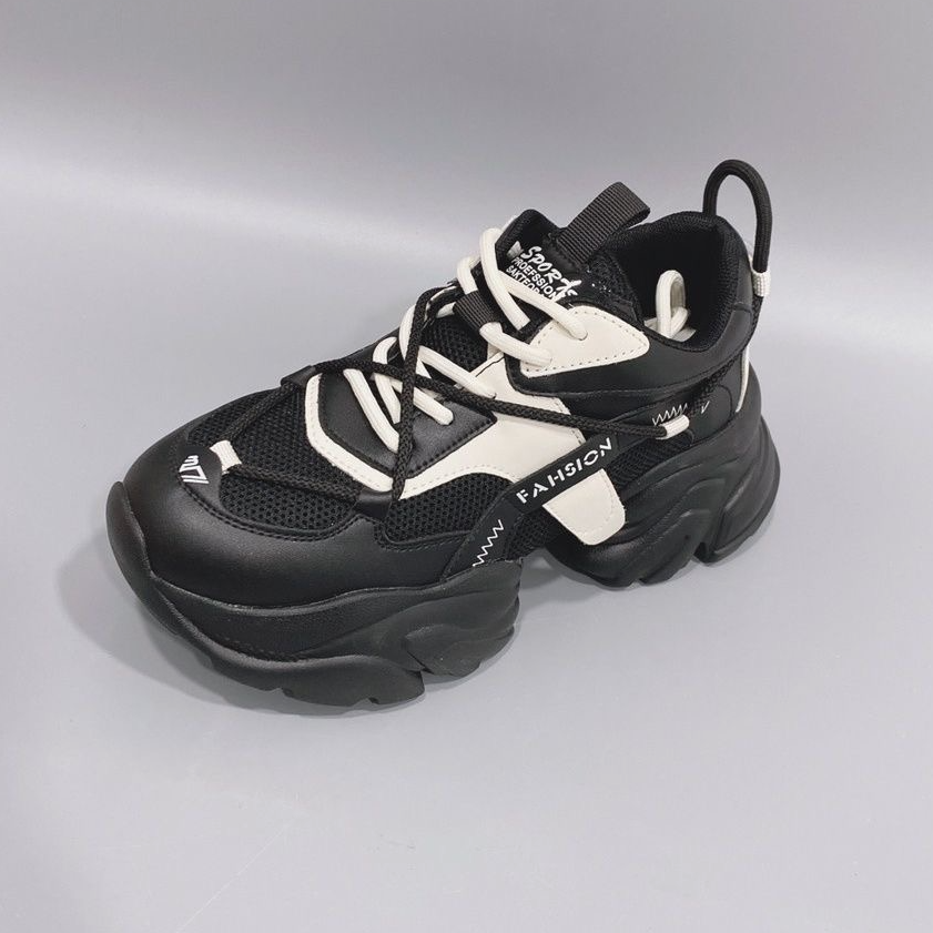 潮鞋透气时尚运动休闲老爹鞋鞋厚底超轻款47107