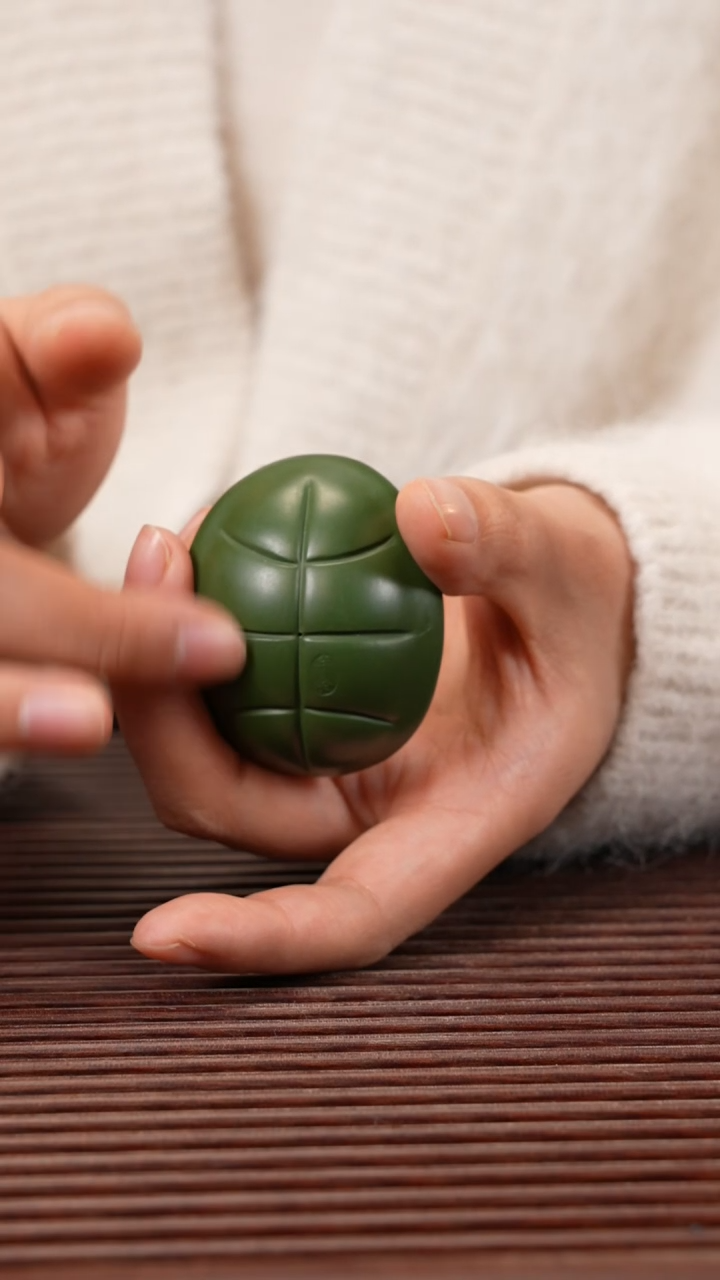 【闪购商品】紫砂茶宠绿泥龟壳