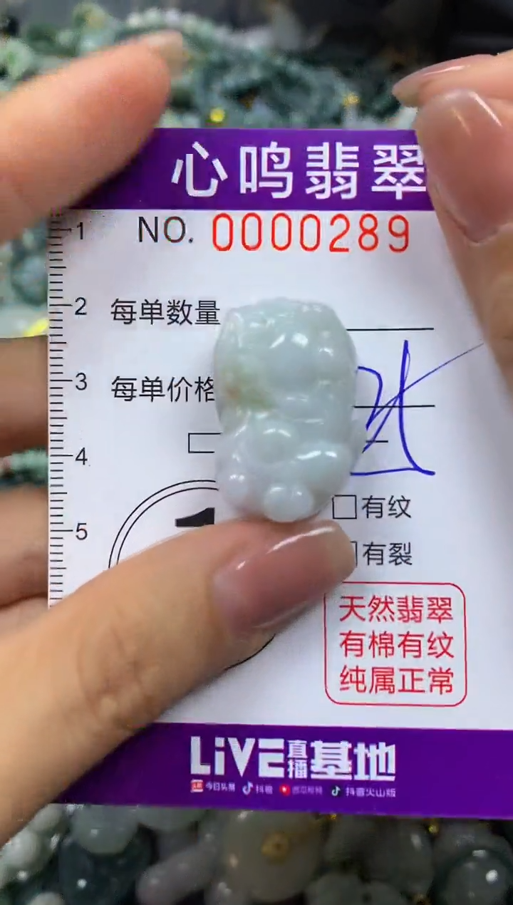 翡翠未镶嵌颈饰闪购00289