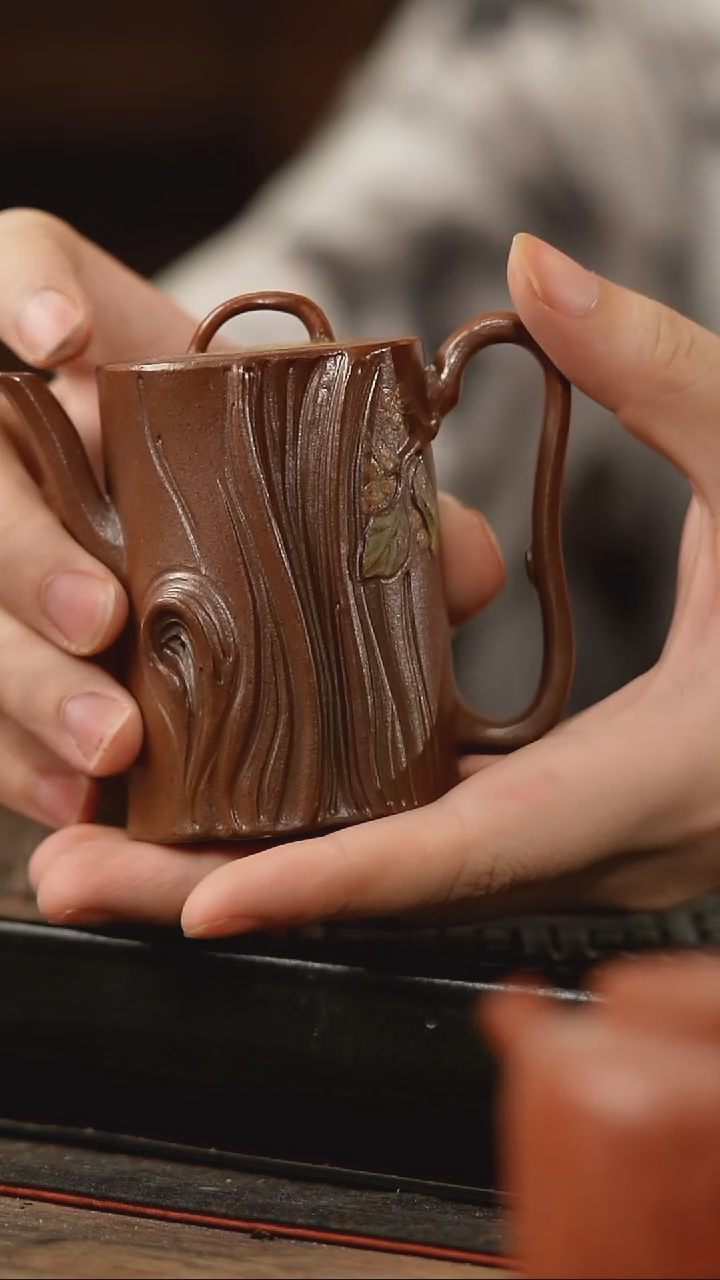 茶杯紫砂52号紫砂柴烧