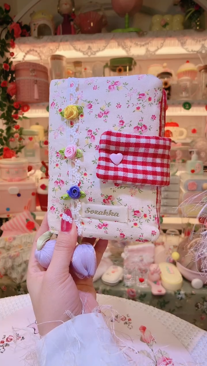 玫瑰花手账本——手工制作品质好！