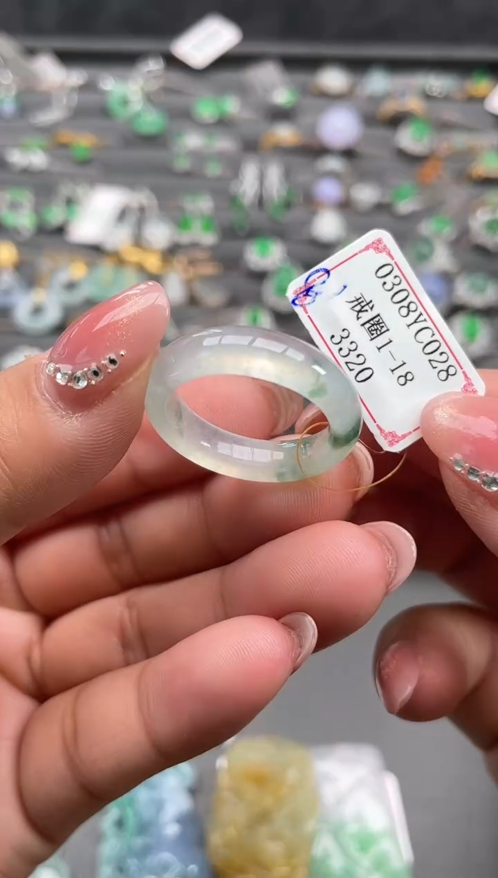 【闪购商品】翡翠戒圈未镶嵌0308YC028