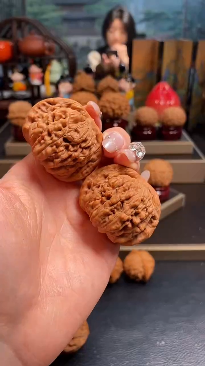 【闪购商品】文玩核桃吊坠K119四座楼45