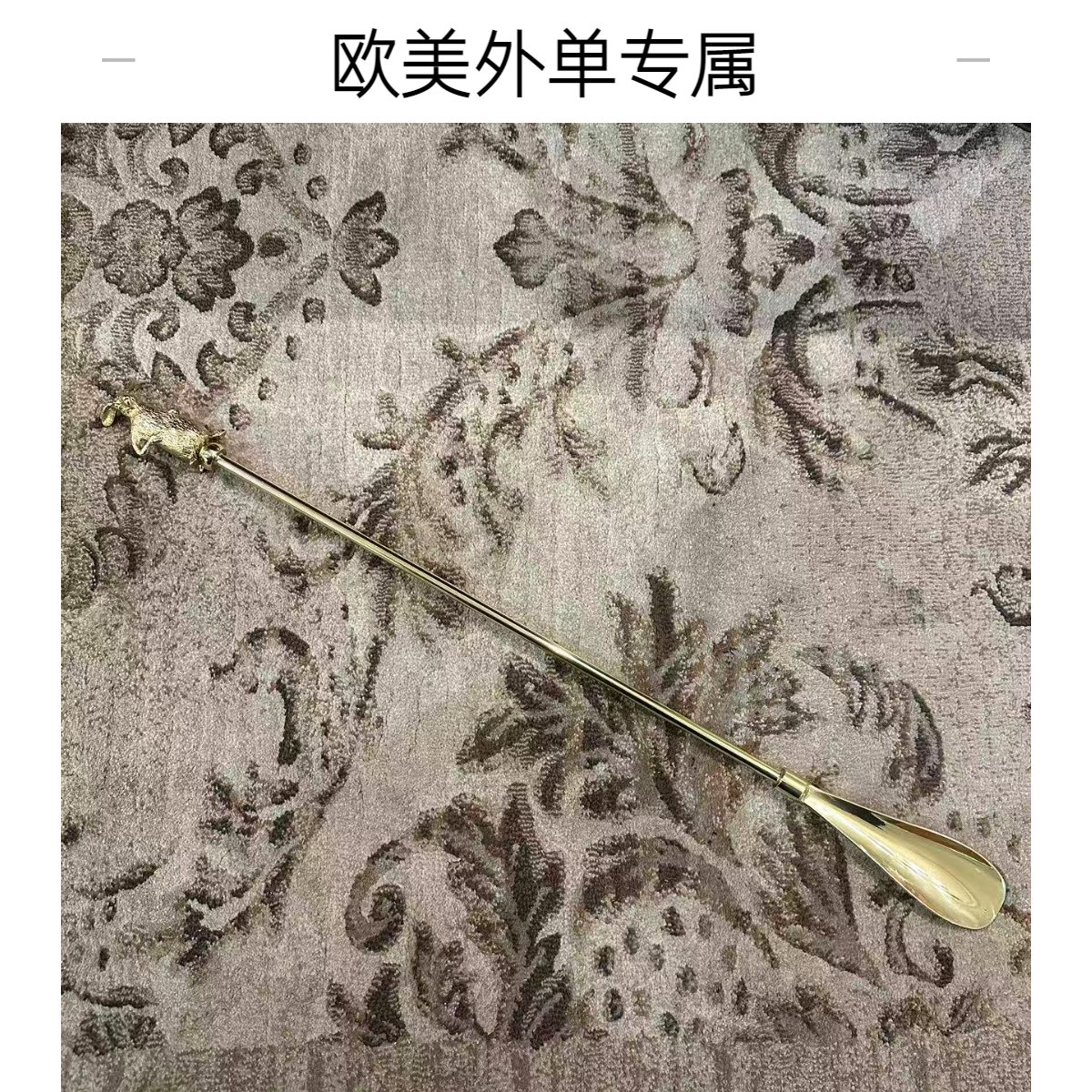 【欧美外单】A438A 胖瘦松鼠一对 鞋拔子摆件 59*4*2