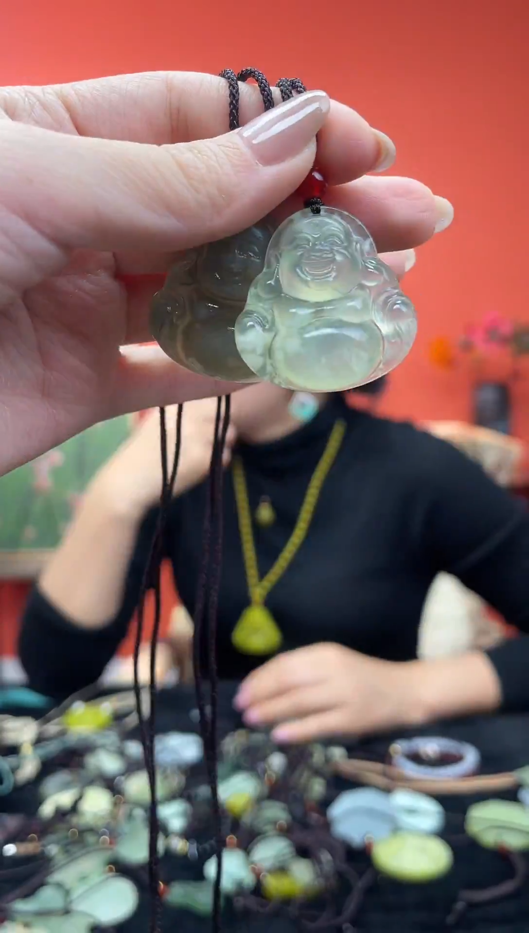 未镶嵌岫玉手串`