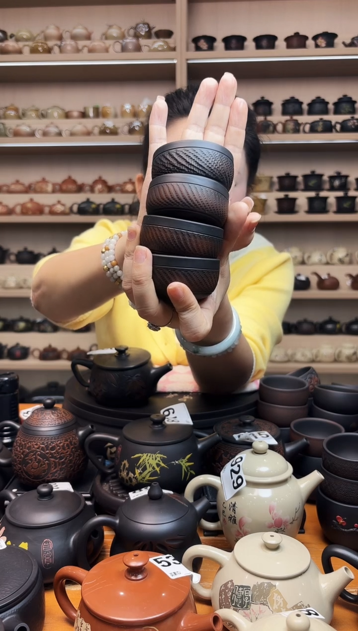 壶跳叨 品茗杯拍1发4
