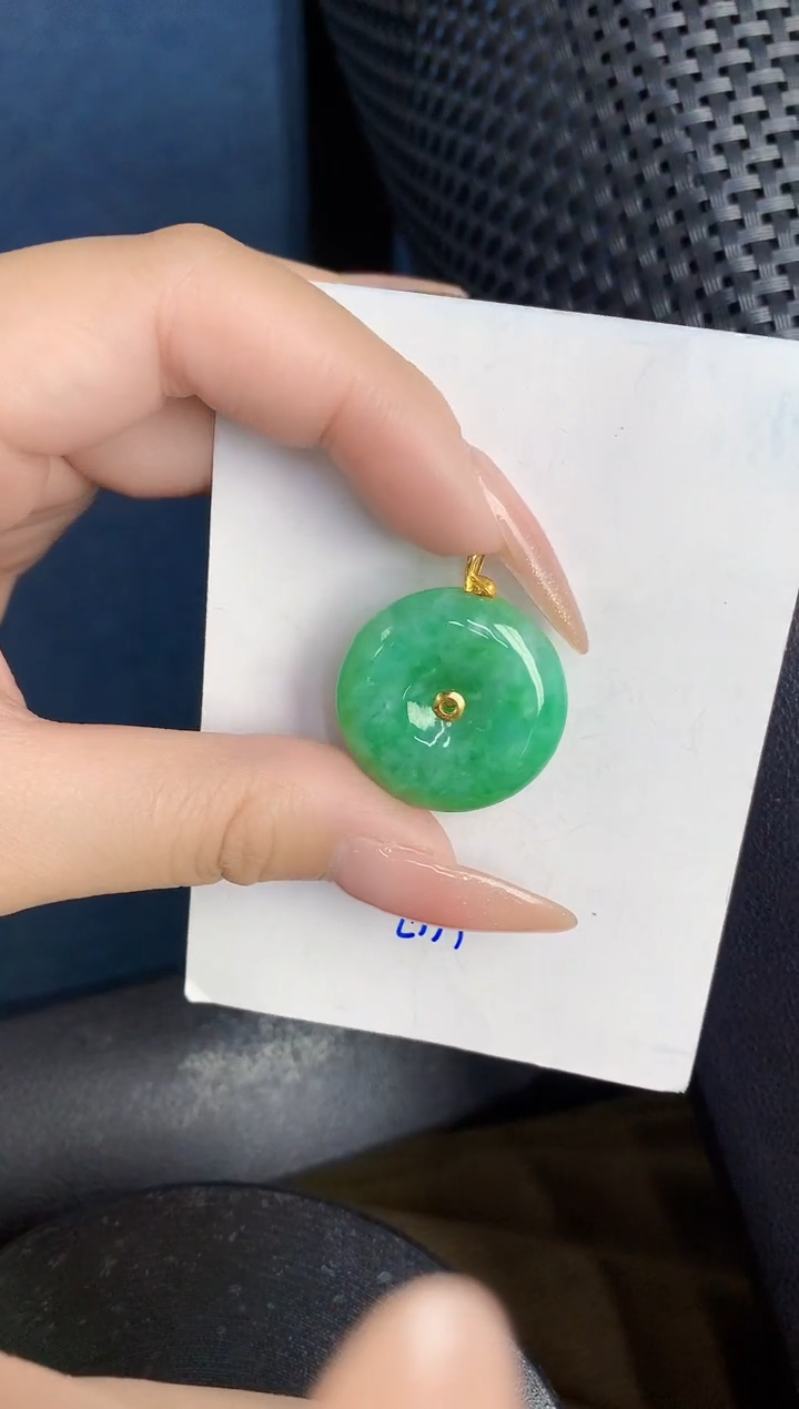 【闪购商品】翡翠颈饰18K金镶嵌000000000