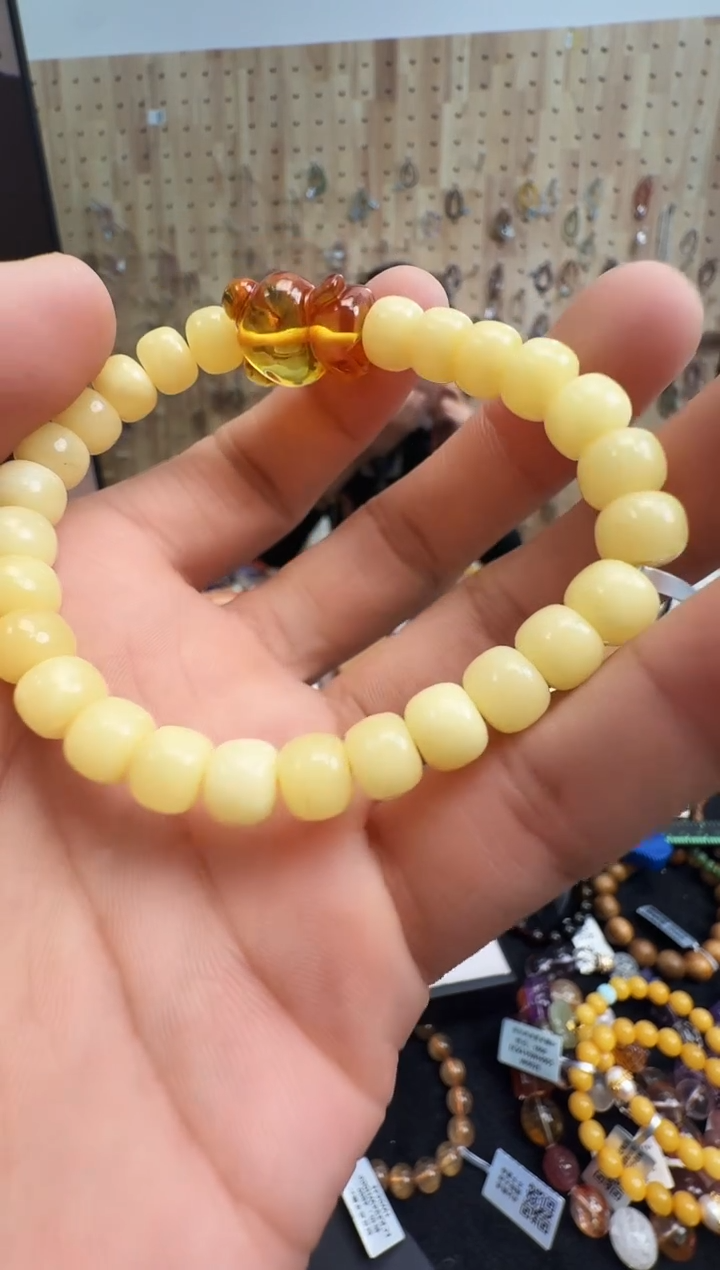 手链蜜蜡未镶嵌村0145 约8mm