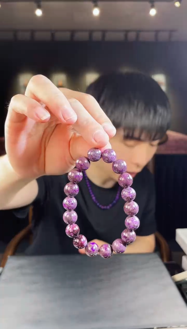 未镶嵌苏纪石（舒俱来）手串南非舒俱来老矿料