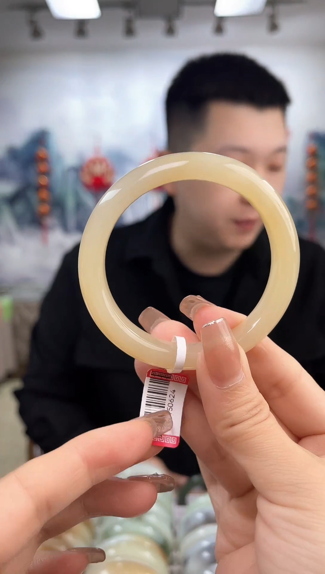 【闪购商品】和田玉才是真未镶嵌55圈口0624